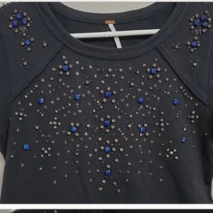 Free People embellished tshirt